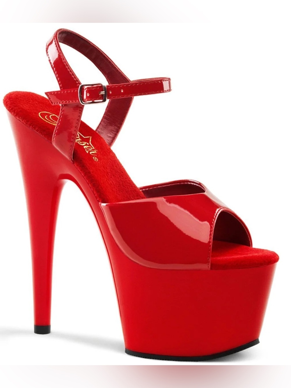 Pleaser Adore red heels